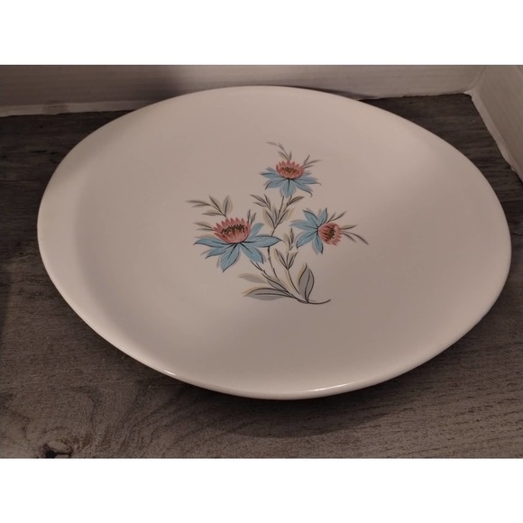 Steubenville Fairlane Floral Oval Serving Platter 11 3/4" x 13 3/4" - Picture 3 of 6